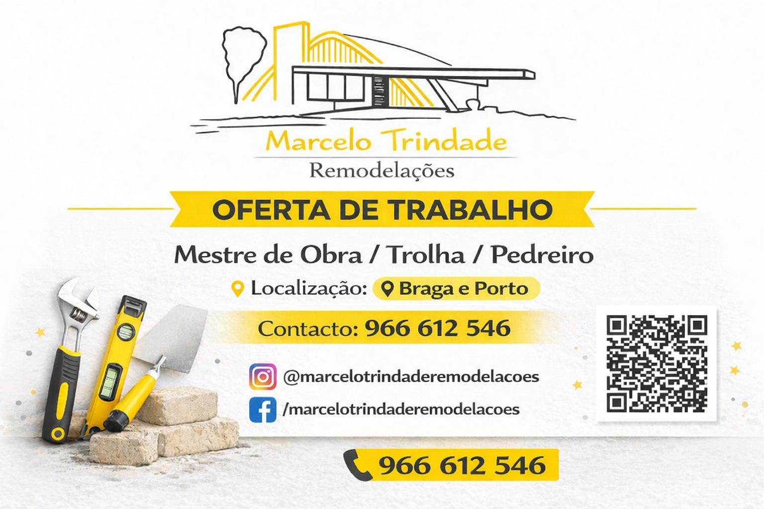 Trolha/ Pedreiro