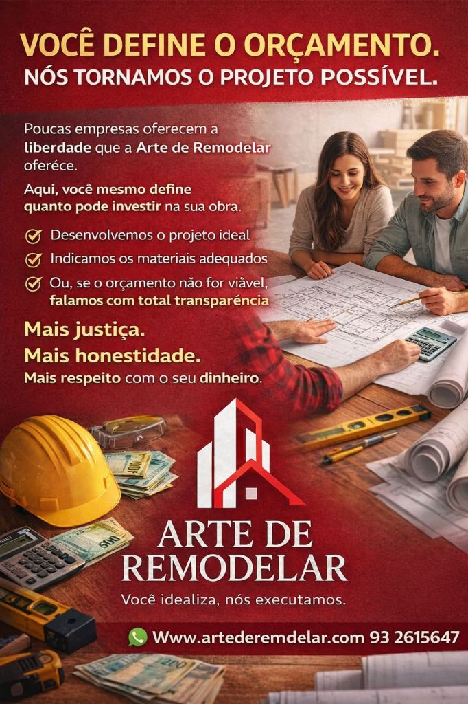 Arte de Remodelar  Você idealiza nós executamos
