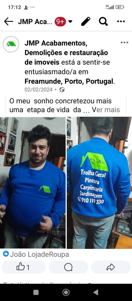 JMP Acabamentos Demolições e Restauro de imóveis