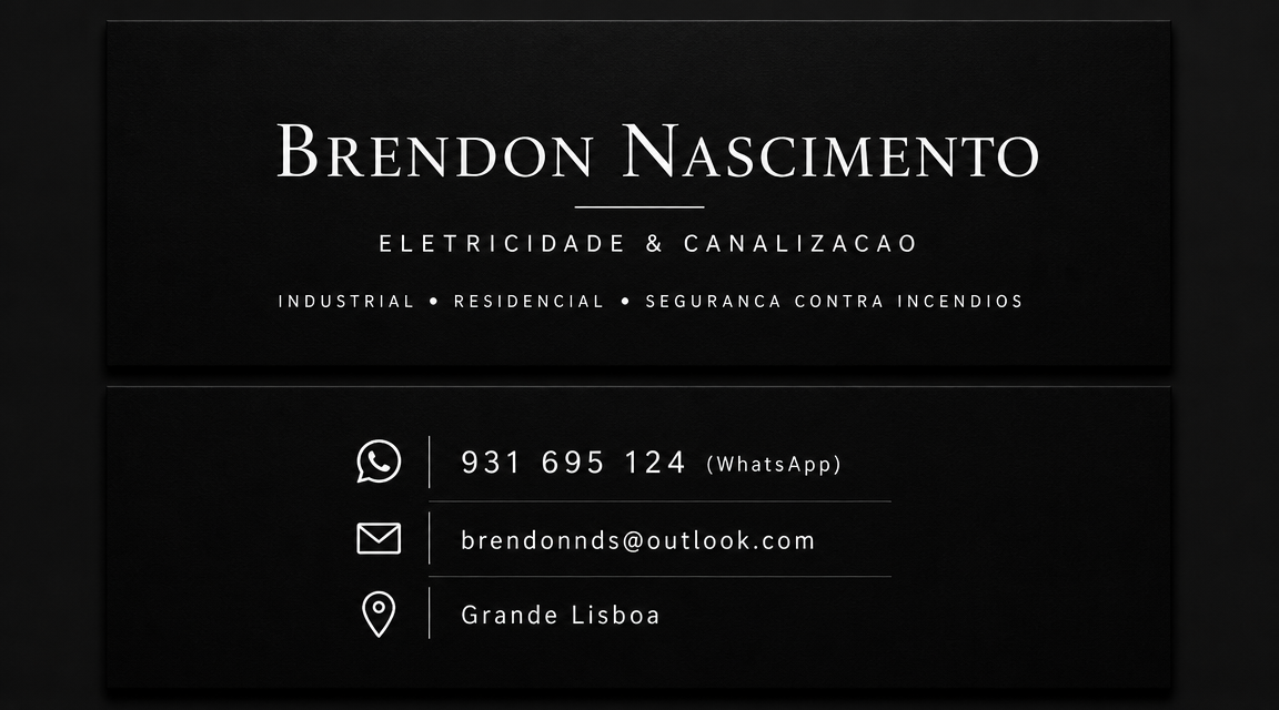 Eletricista e Canalizador